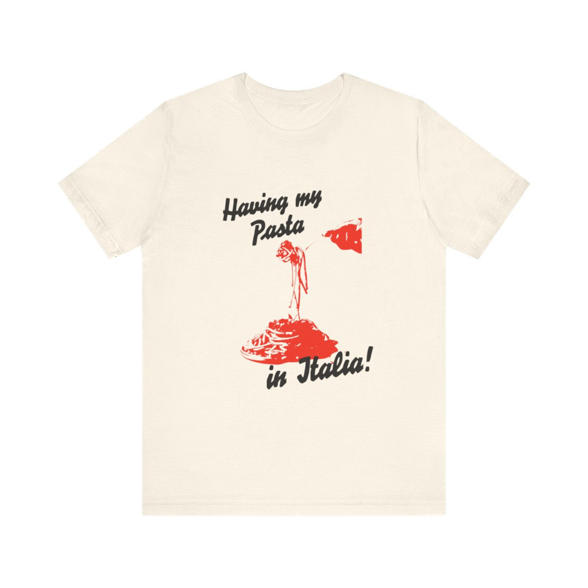 Italy Pasta: Unisex Jersey Short Sleeve Tee