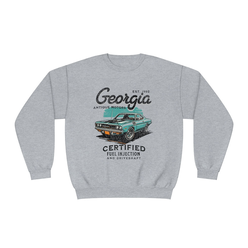 Thumbnail: Georgia Antique Motors: Unisex NuBlend® Crewneck Sweatshirt