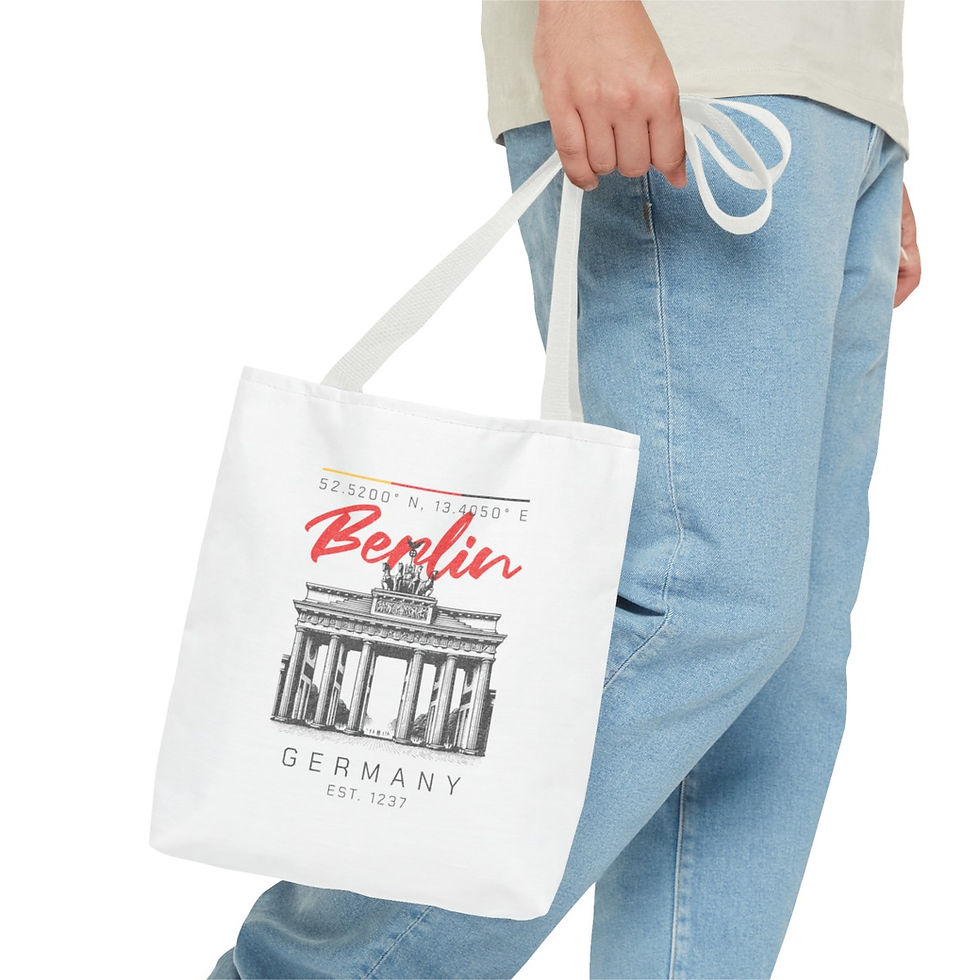 Thumbnail: Berlin Germany: Tote Bag (AOP)