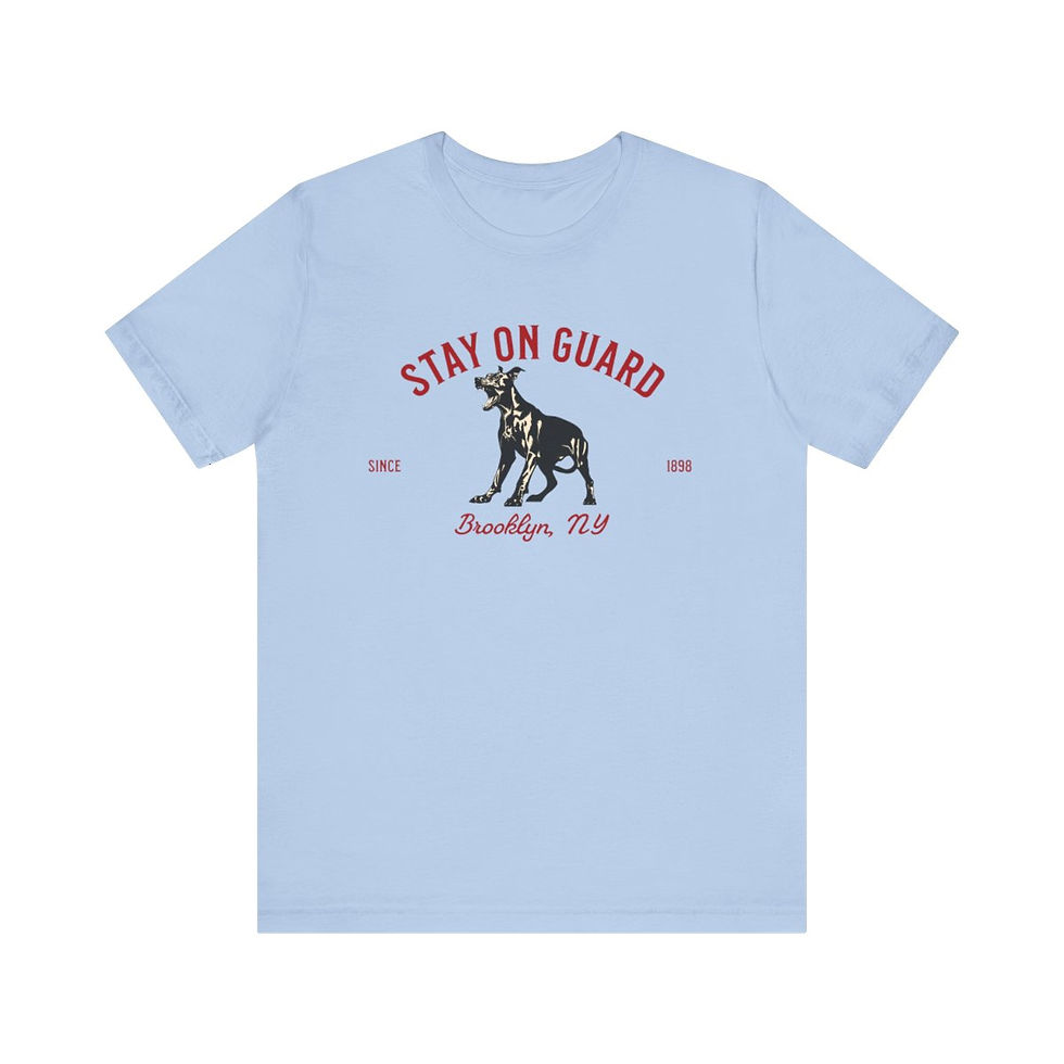 Thumbnail: Stay On Guard BKLN: Unisex Jersey Short Sleeve Tee
