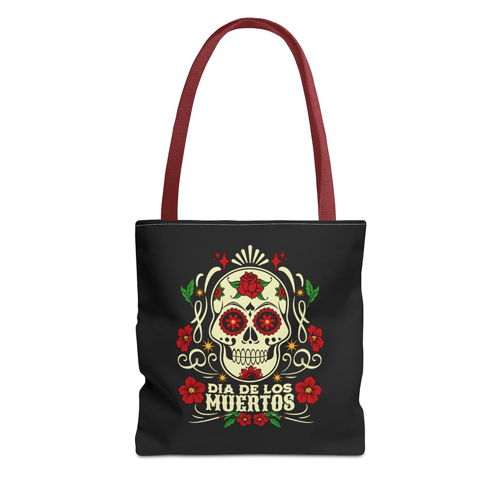 Thumbnail: Dia De Los Muertos Mexico: Tote Bag (AOP)