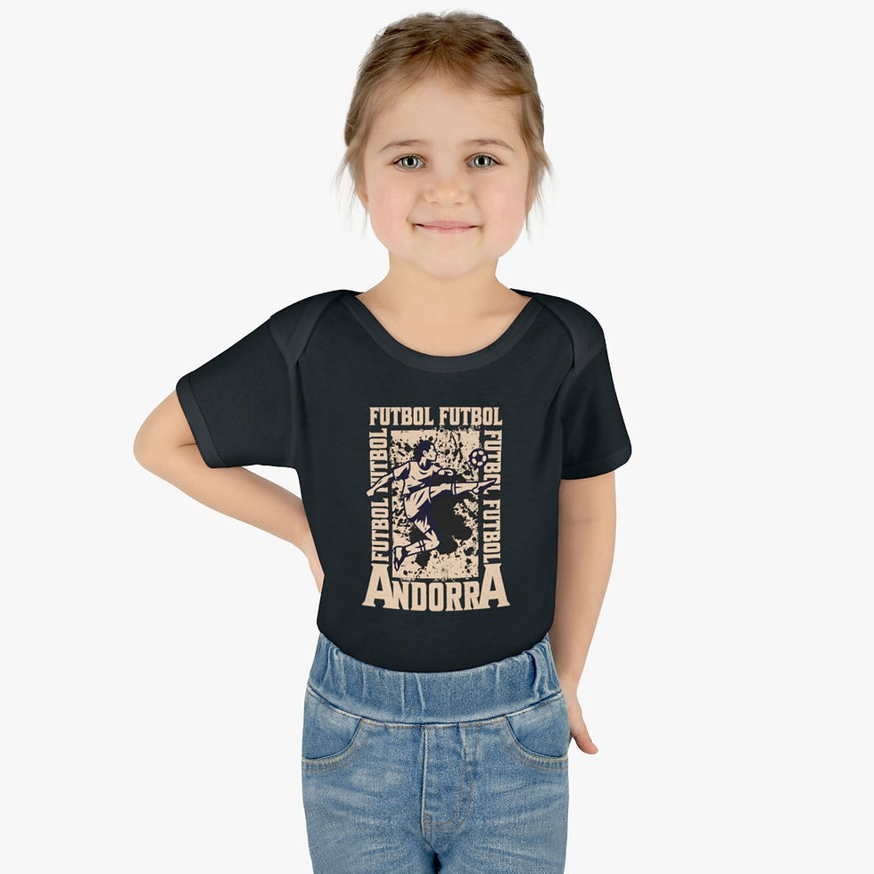 Thumbnail: Futbol Andorra: Infant Baby Rib Bodysuit