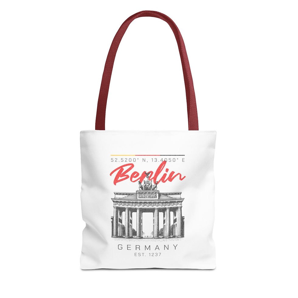 Thumbnail: Berlin Germany: Tote Bag (AOP)