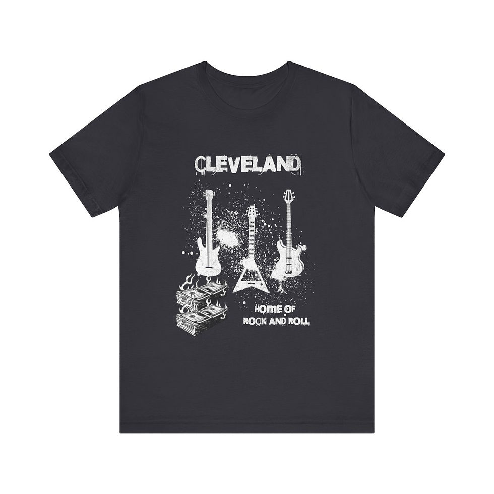 Thumbnail: Home of Rock Cleveland Ohio: Unisex Jersey Short Sleeve Tee