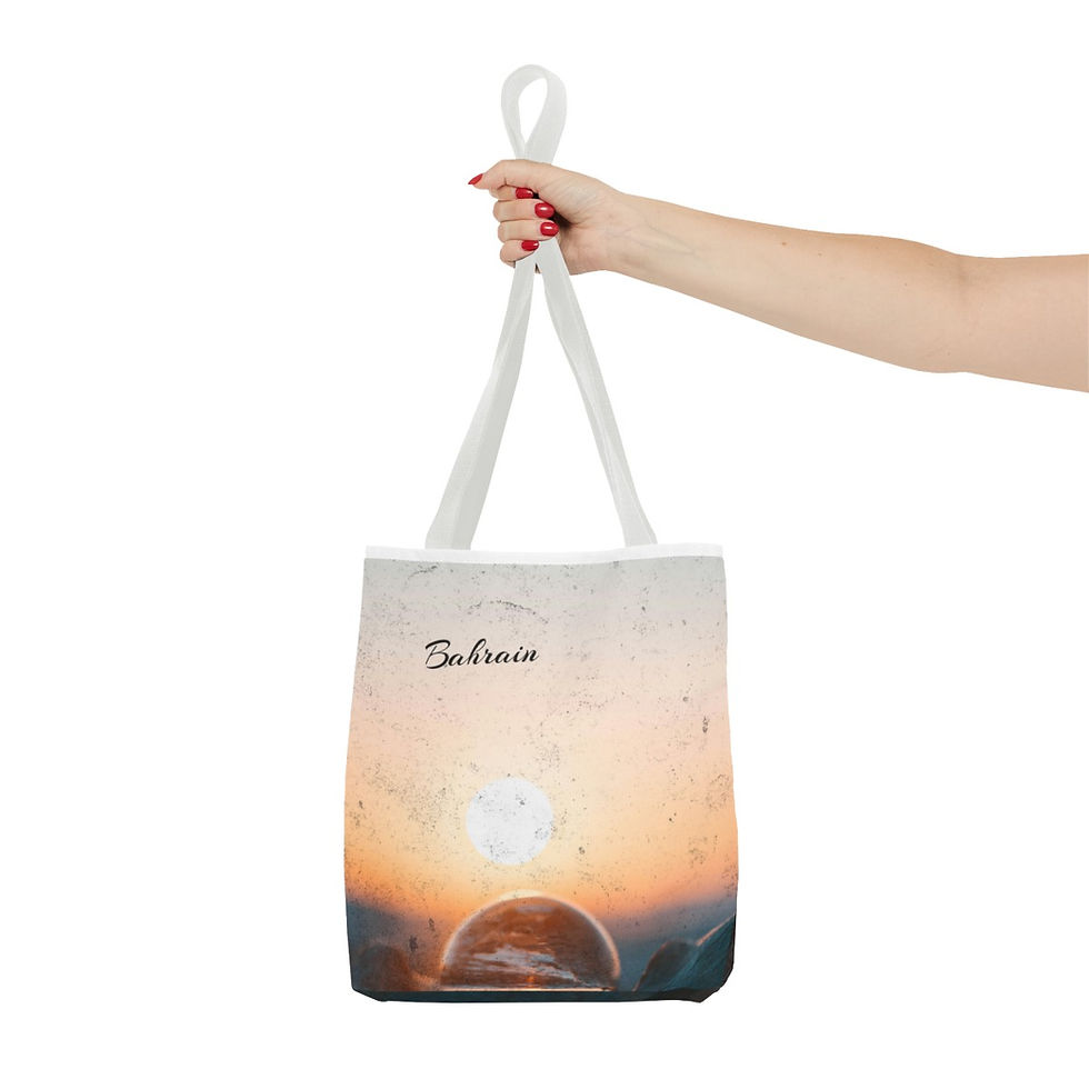 Thumbnail: Bahrain Land of Pearls: Beach Tote Bag (AOP)