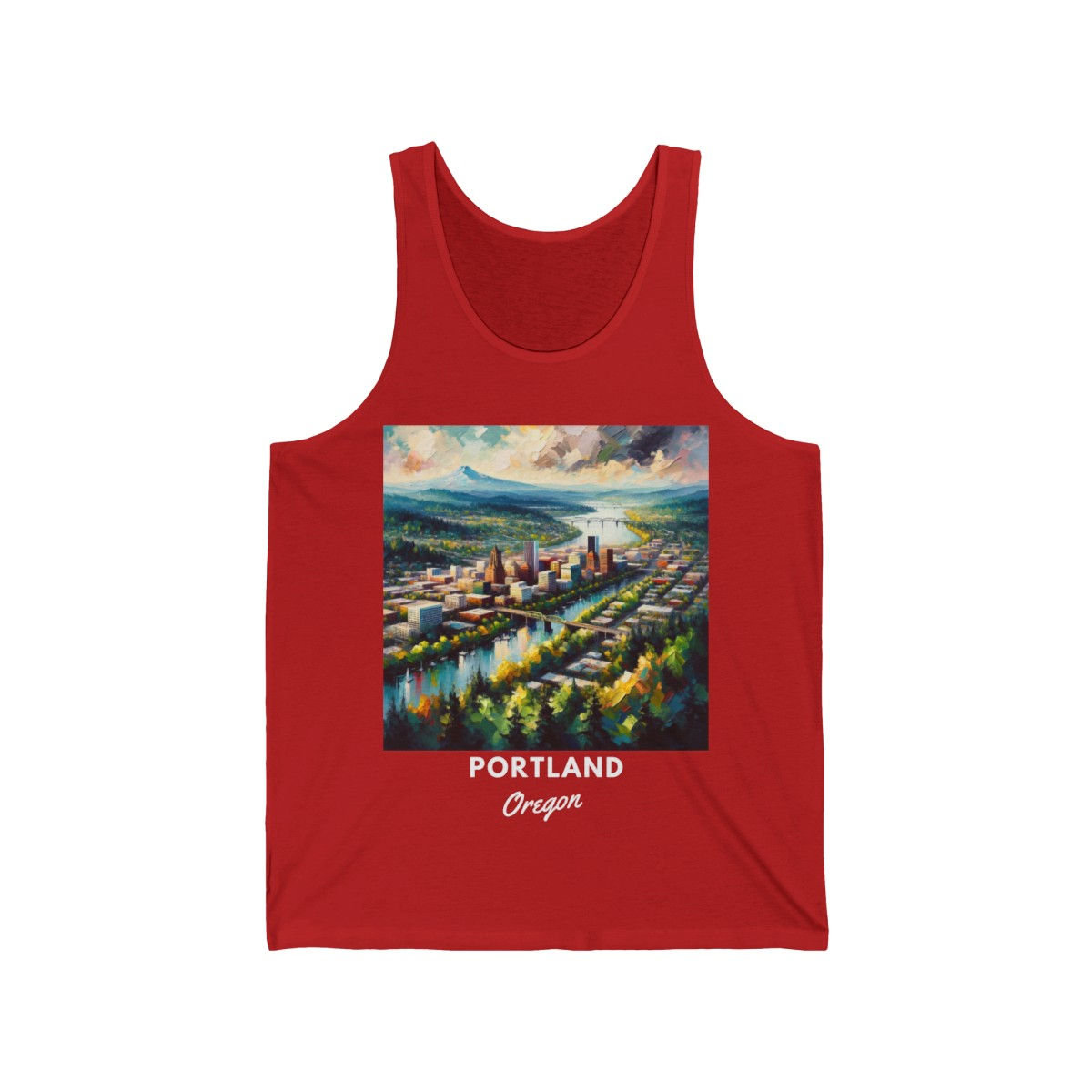 Portland Oregon: Unisex Jersey Tank