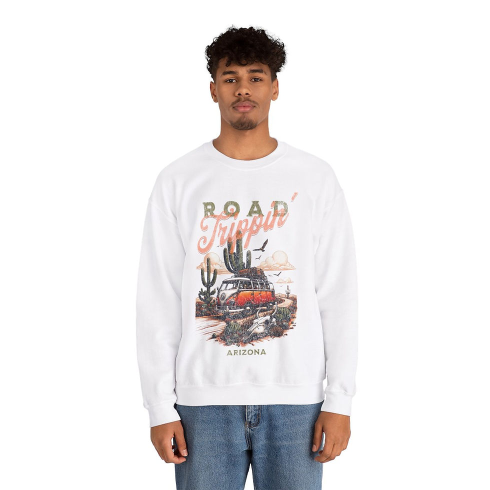 Thumbnail: Road Trippin AZ: Unisex Heavy Blend™ Crewneck Sweatshirt
