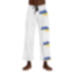Thumbnail: Ukraine Flag Map: Men's Pajama Pants (AOP)