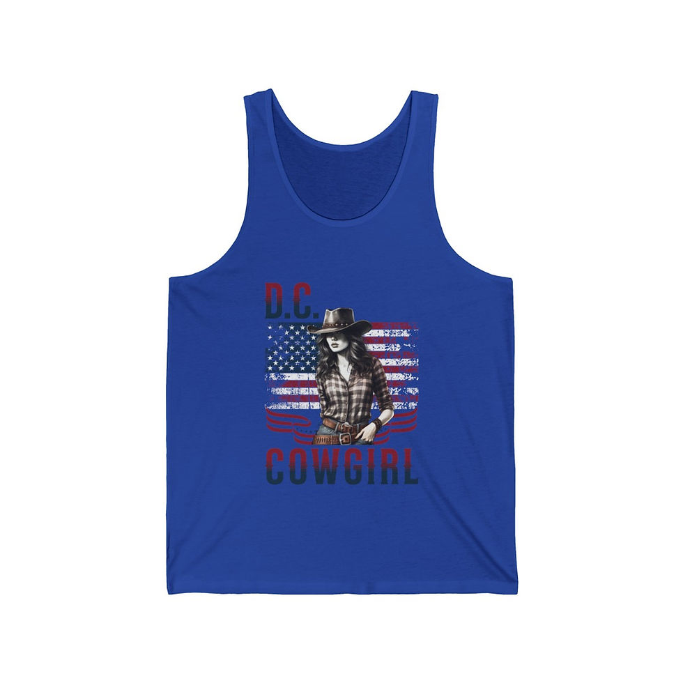 Thumbnail: DC Cowgirl: Unisex Jersey Tank