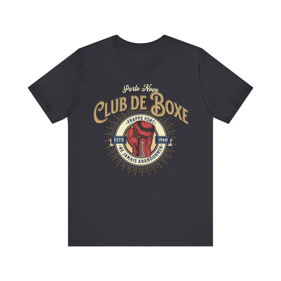 Thumbnail: Boxing Benin: Unisex Jersey Short Sleeve Tee