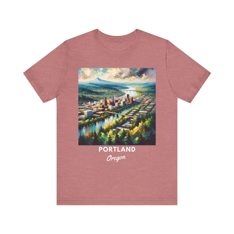 Thumbnail: Portland Oregon: Unisex Jersey Short Sleeve Tee