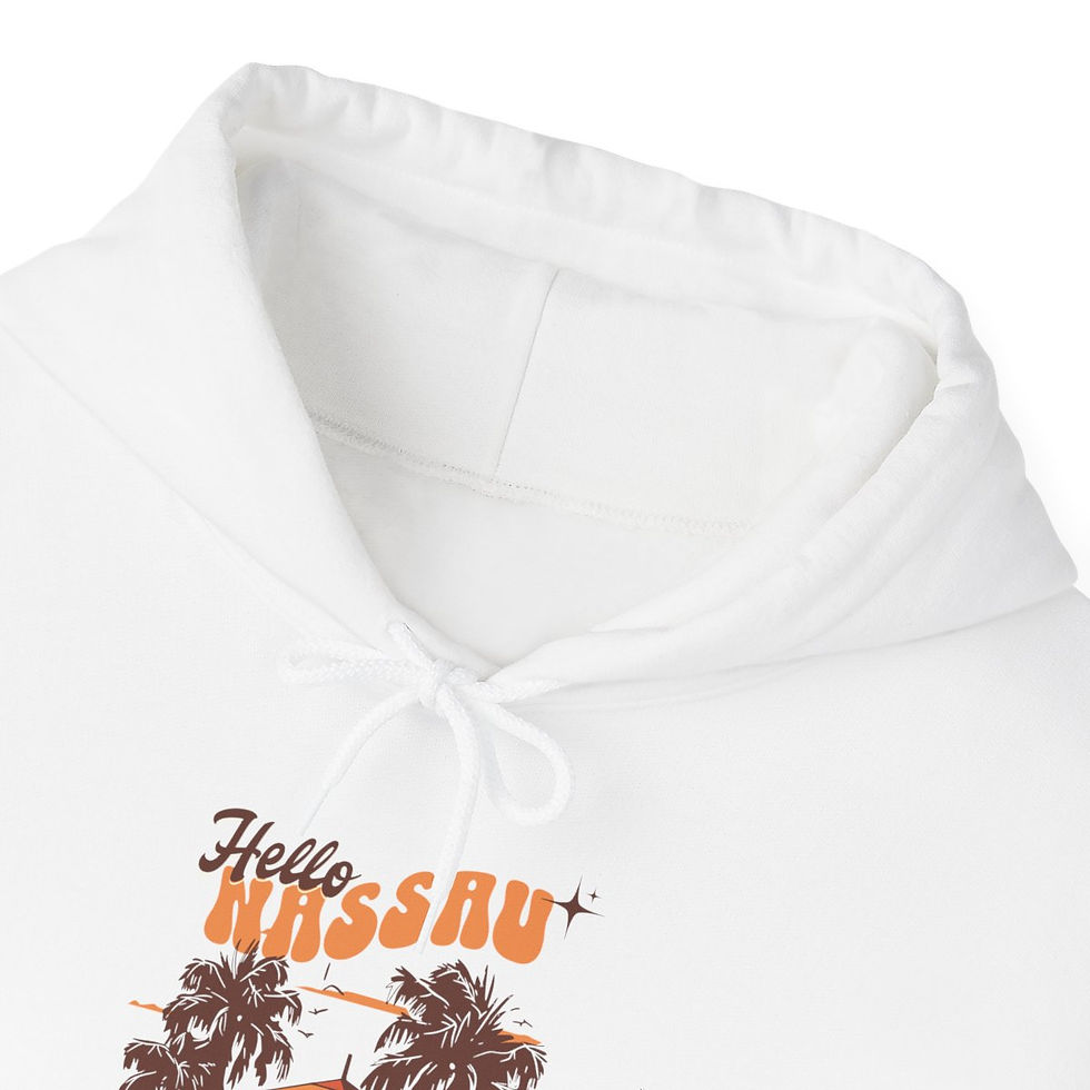 Thumbnail: Hello Nassau Bahamas: Unisex Heavy Blend™ Hooded Sweatshirt
