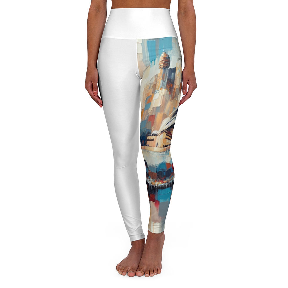 Thumbnail: Sydney Australia: High Waisted Yoga Leggings (AOP)
