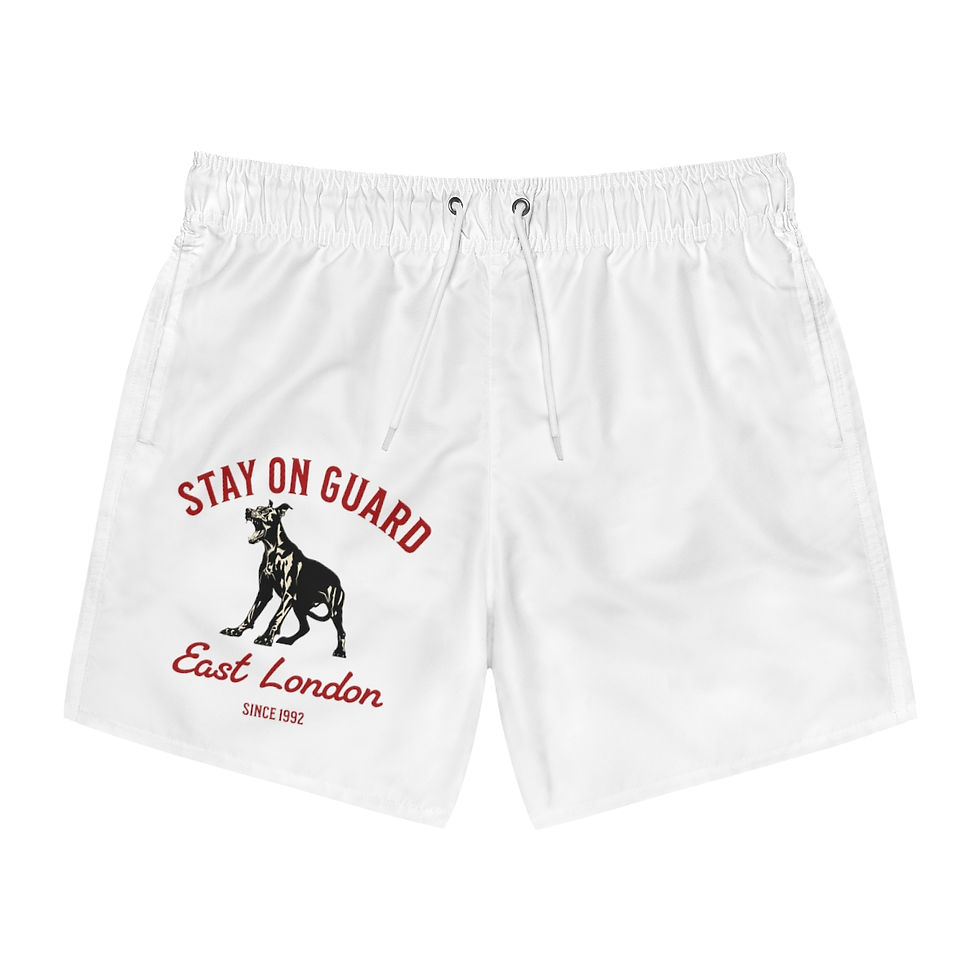 Thumbnail: Stay on Guard E London England: Swim Trunks (AOP)