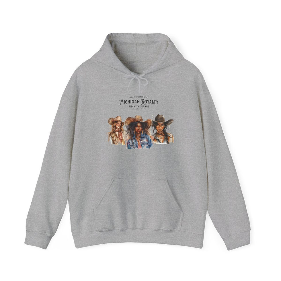 Thumbnail: Michigan Royalty: Unisex Heavy Blend™ Hooded Sweatshirt