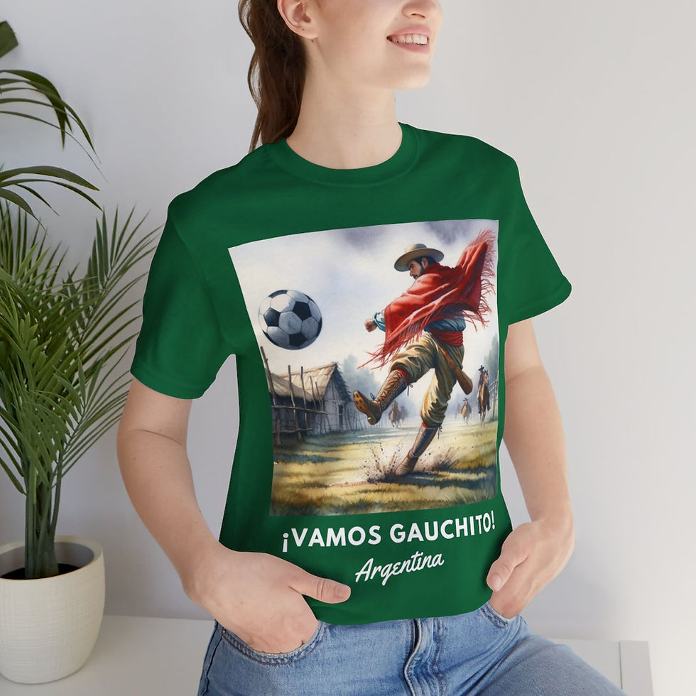 Thumbnail: Vamos Gauchito Argentina: Unisex Jersey Short Sleeve Tee