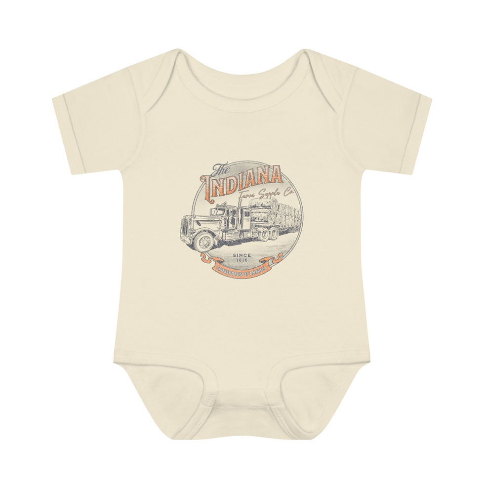 Thumbnail: Indiana Farm Supply Co.: Infant Baby Rib Bodysuit