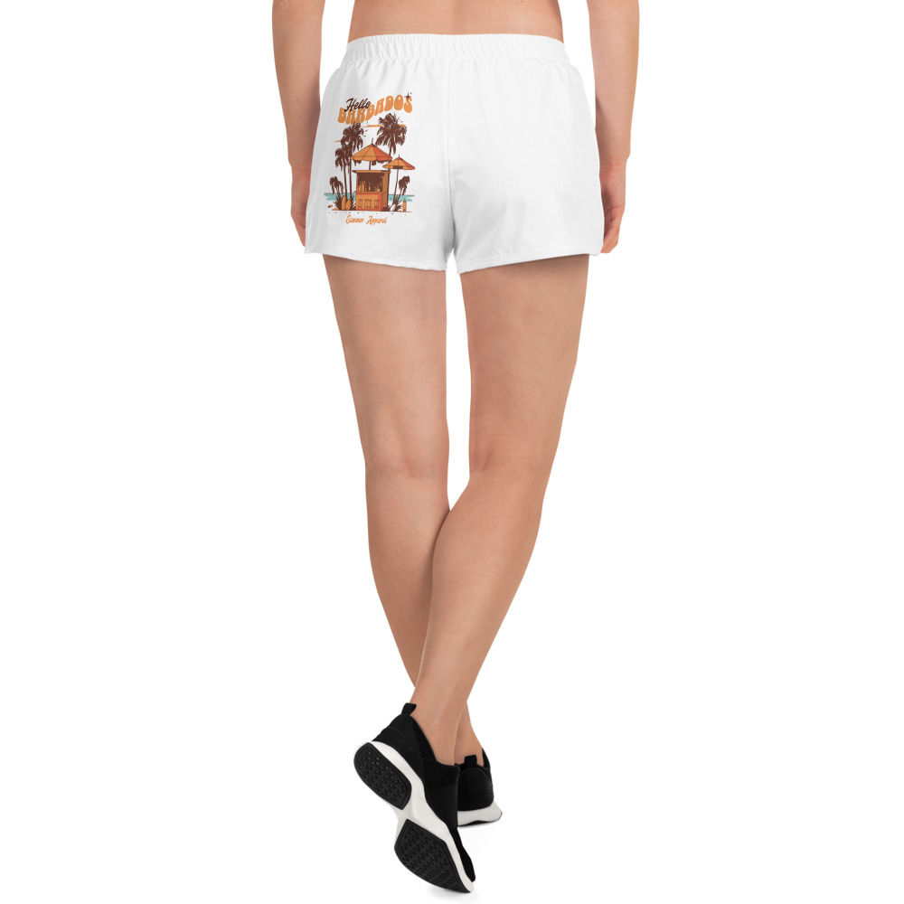 Hello Barbados: Women’s Recycled Athletic Shorts