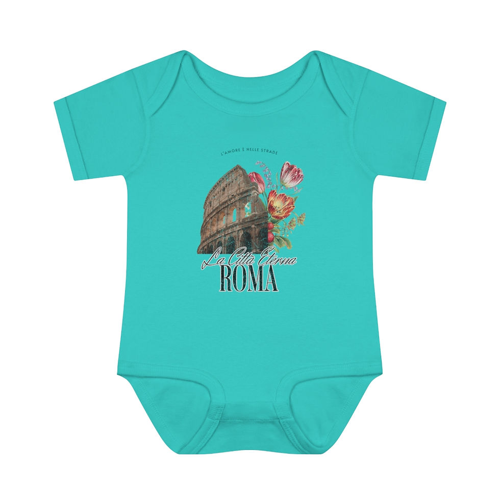 Thumbnail: Roma Italy: Infant Baby Rib Bodysuit