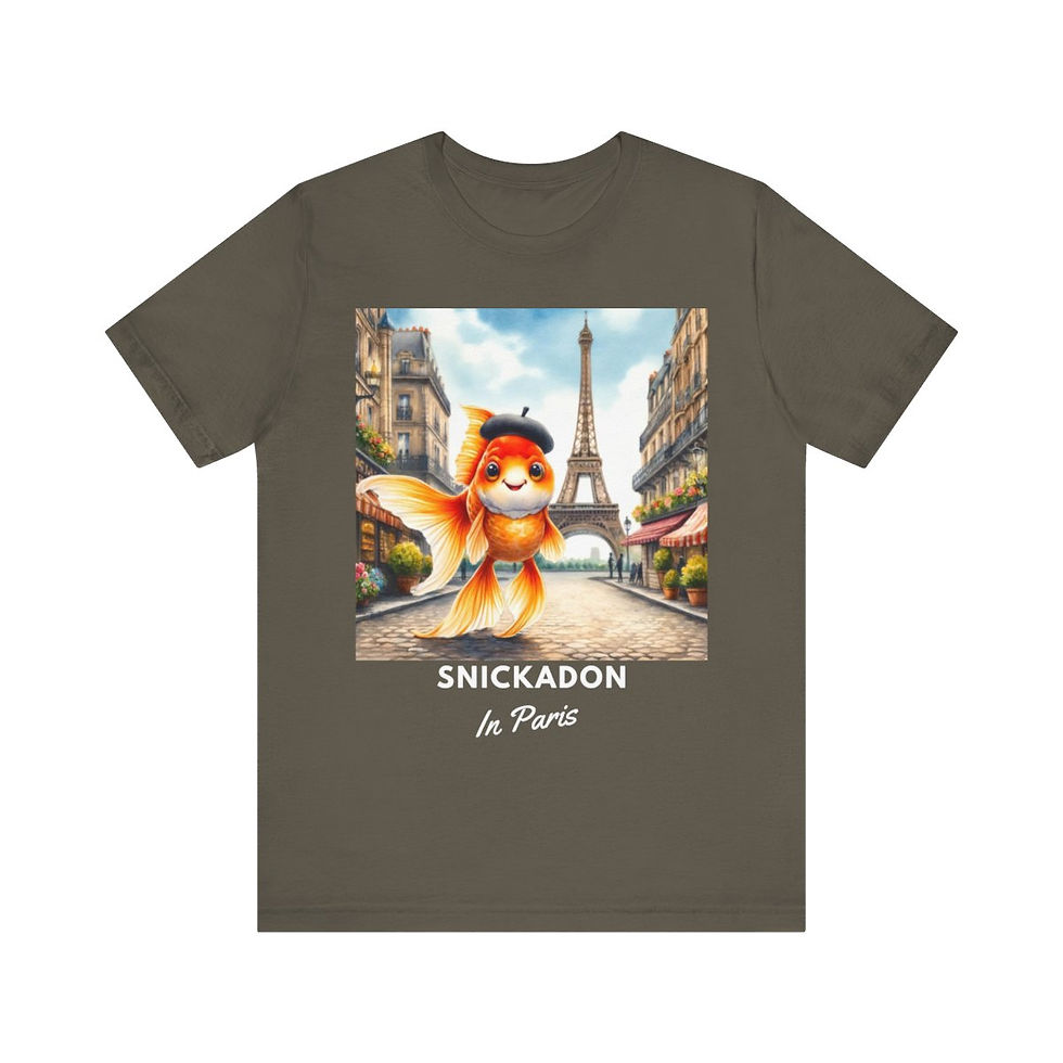 Thumbnail: Snickadon In Paris: Unisex Jersey Short Sleeve Tee