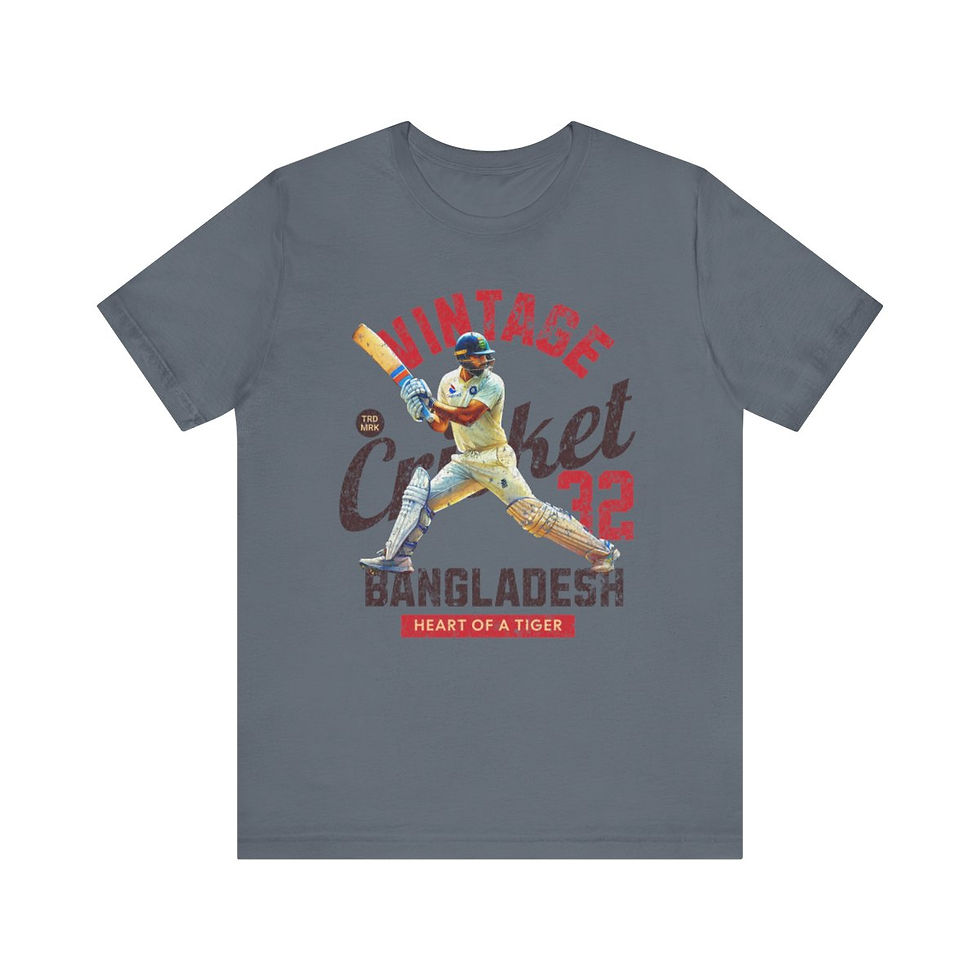 Thumbnail: Vintage Cricket Bangladesh: Unisex Jersey Short Sleeve Tee
