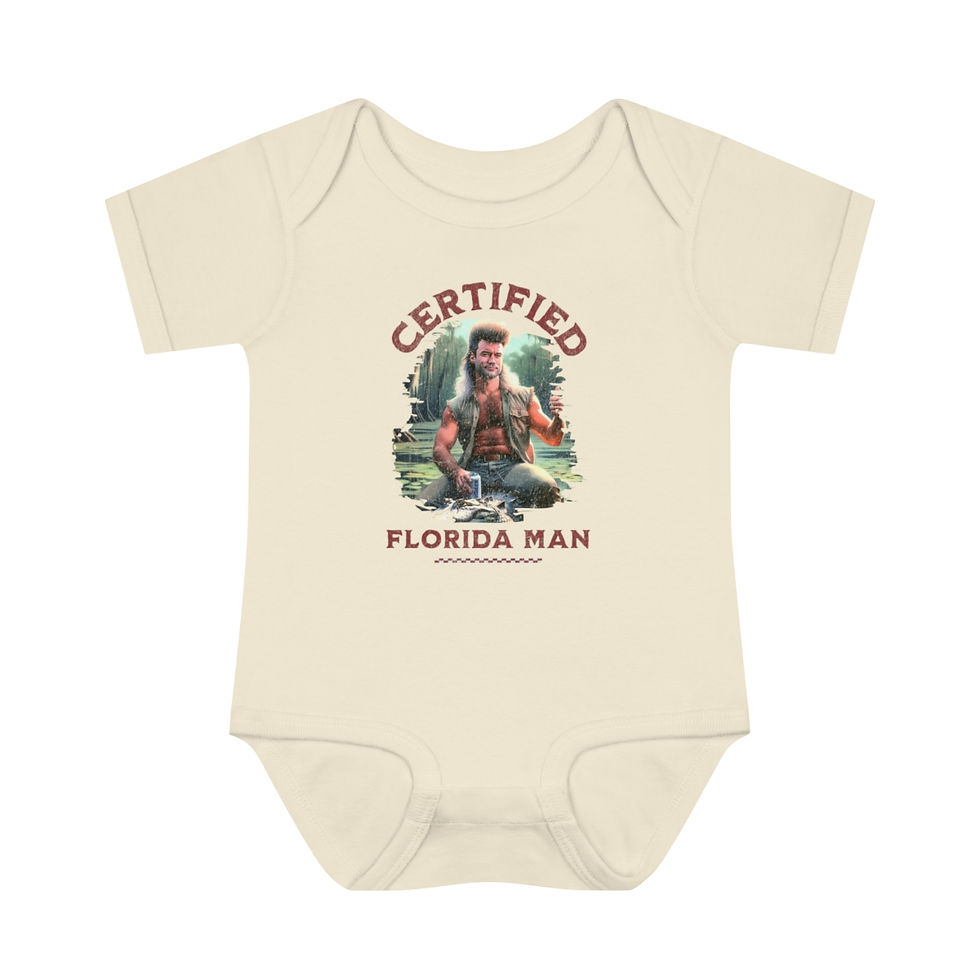 Thumbnail: Certified Florida Man: Infant Baby Rib Bodysuit