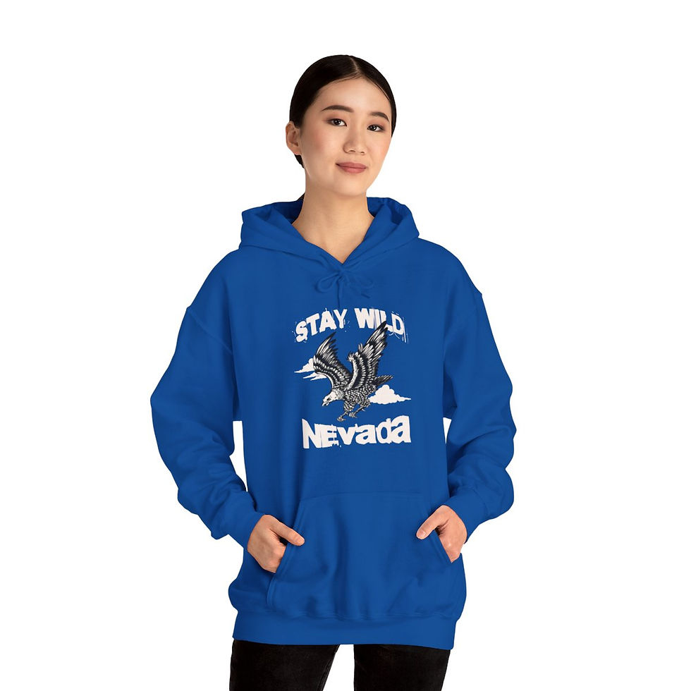 Thumbnail: Stay Wild Nevada: Unisex Heavy Blend™ Hooded Sweatshirt