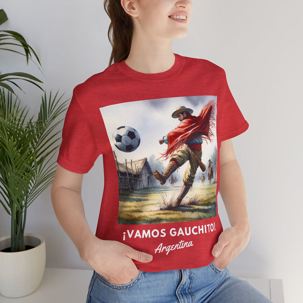 Thumbnail: Vamos Gauchito Argentina: Unisex Jersey Short Sleeve Tee