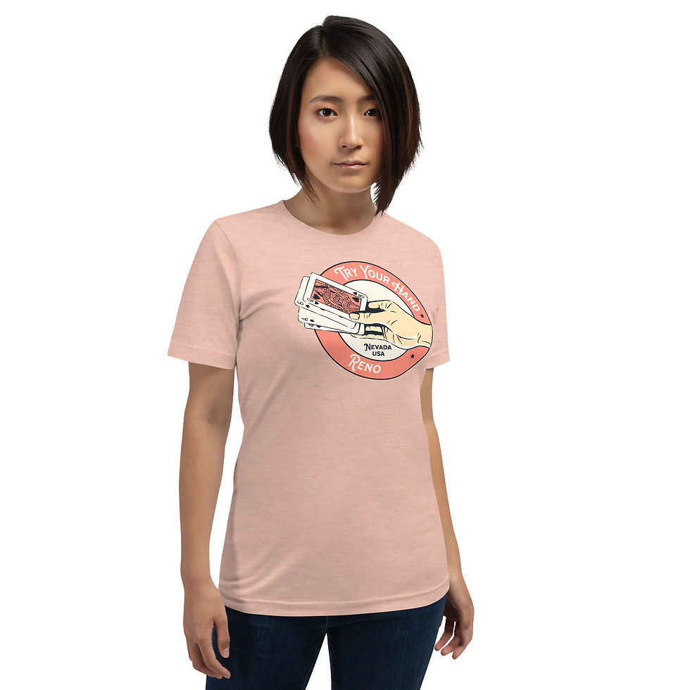 Thumbnail: Try Your Hand Reno Nevada: Unisex t-shirt