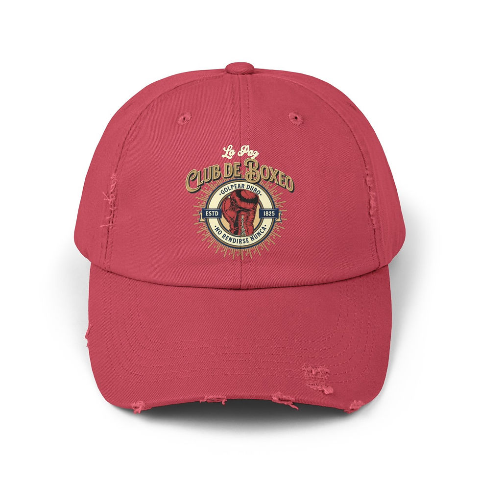 Thumbnail: Club De Boxo Bolivia: Unisex Distressed Cap