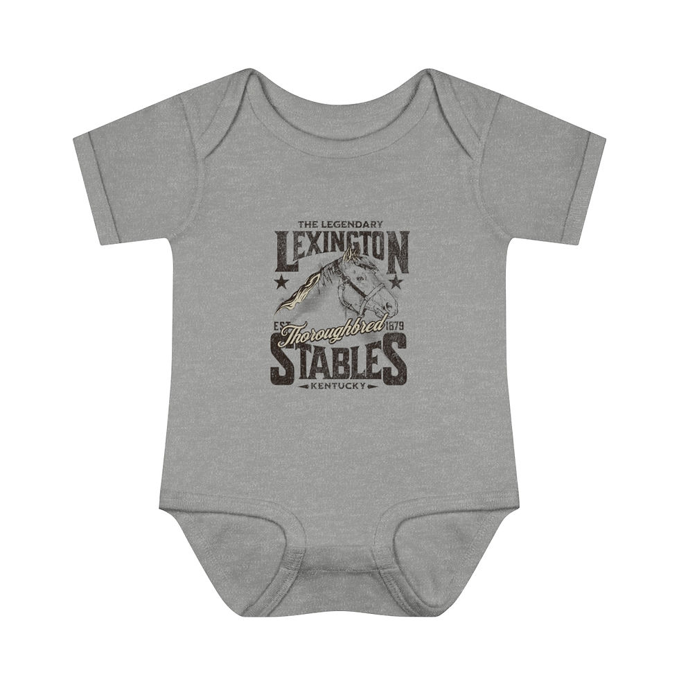 Thumbnail: Lexington Kentucky Stables: Infant Baby Rib Bodysuit