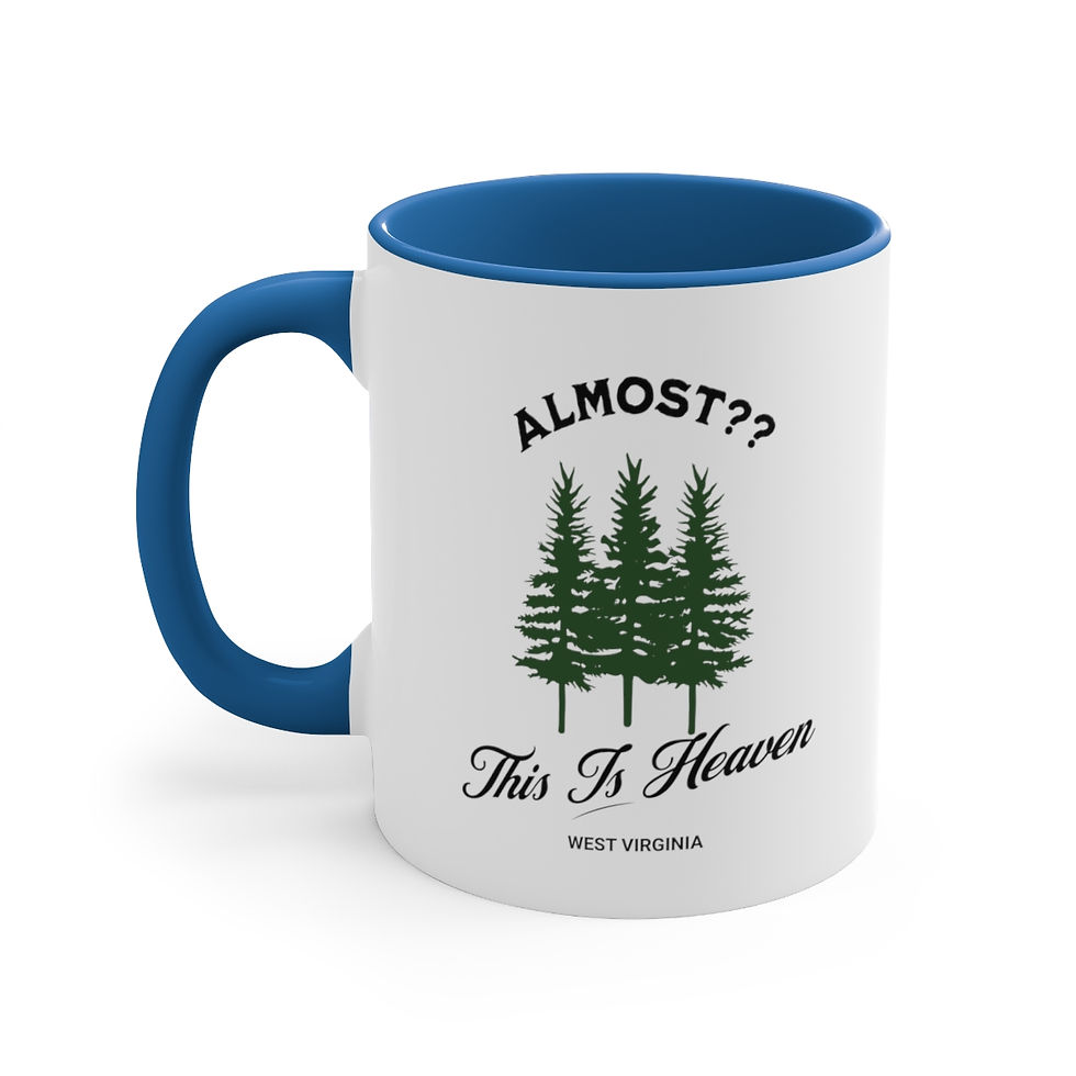 Thumbnail: This is Heaven West Virginia: Accent Coffee Mug, 11oz