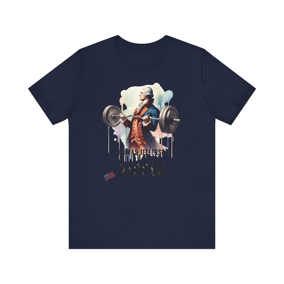 Thumbnail: Thomas Jefferson: Unisex Jersey Short Sleeve Tee
