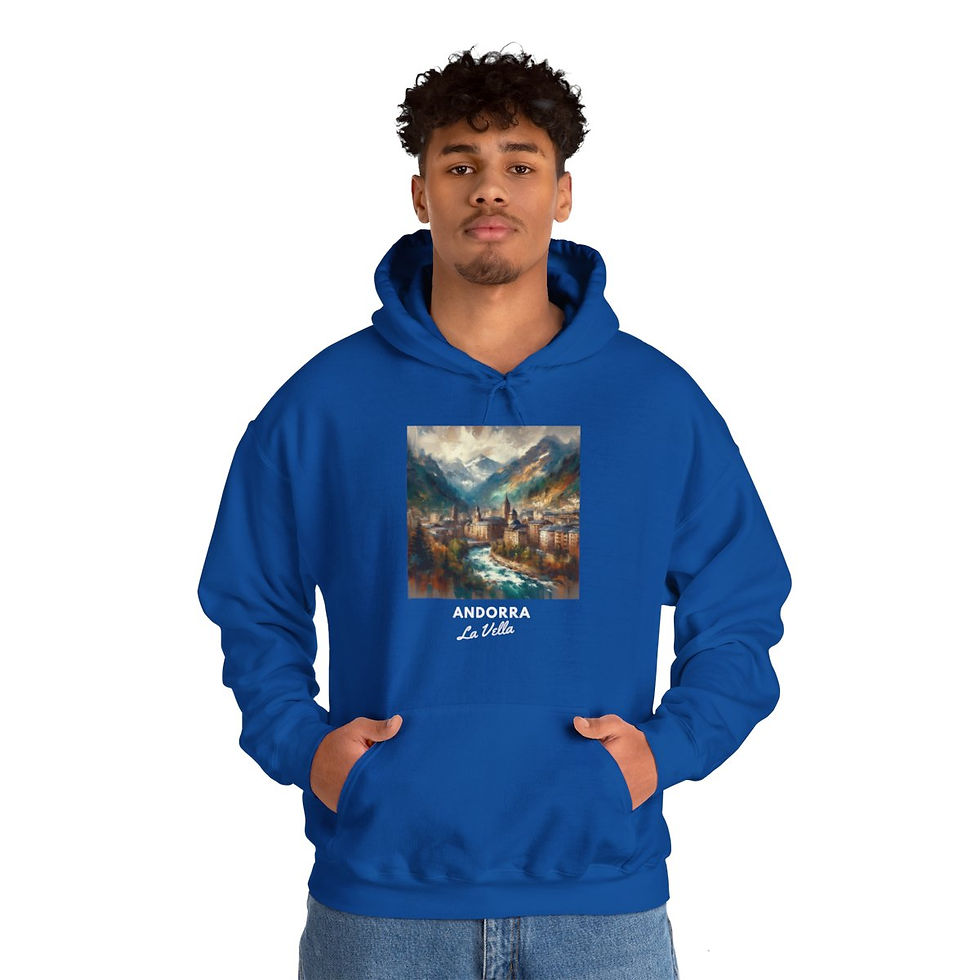 Thumbnail: Andorra La Vella: Unisex Heavy Blend™ Hooded Sweatshirt