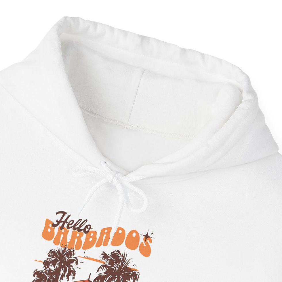 Thumbnail: Hello Barbados: Unisex Heavy Blend™ Hooded Sweatshirt