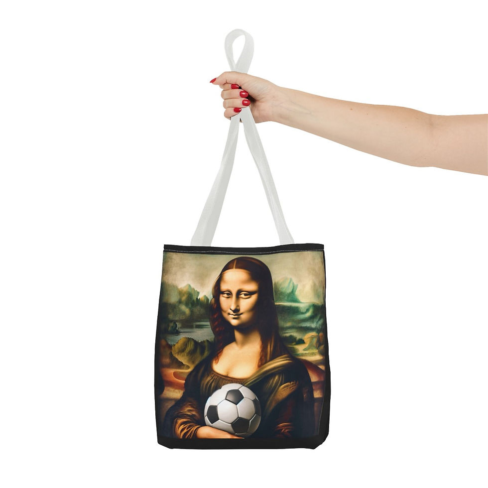 Thumbnail: Sporty Mona: Tote Bag (AOP)