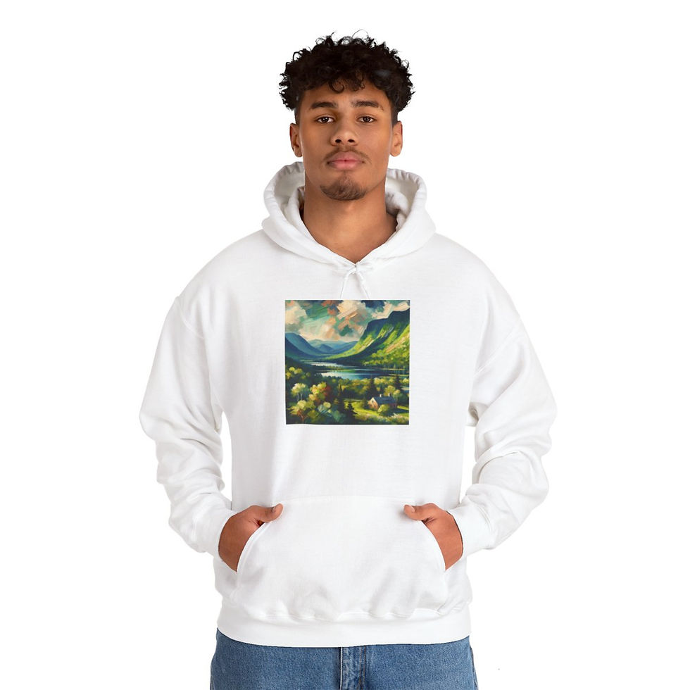 Thumbnail: Vermont the Green Mountain State: Unisex Heavy Blend™ Hooded Sweatshirt