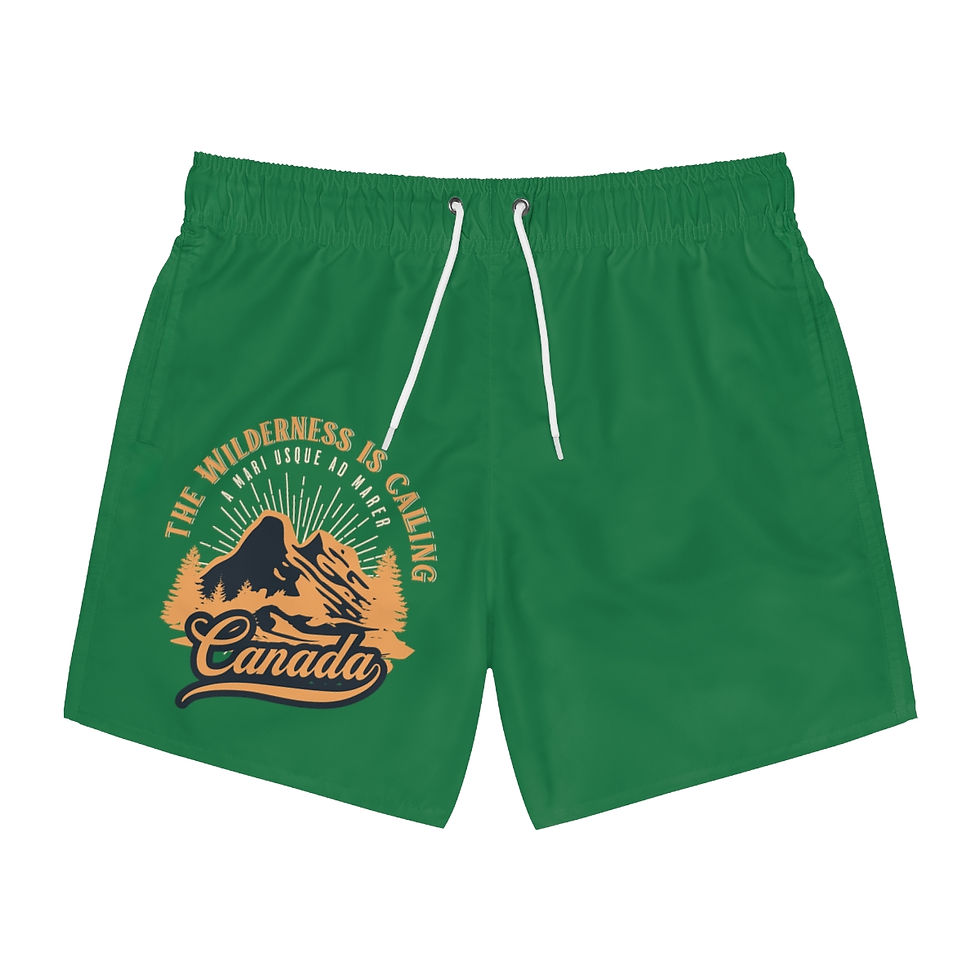 Wilderness Calling Canada: Swim Trunks (AOP)