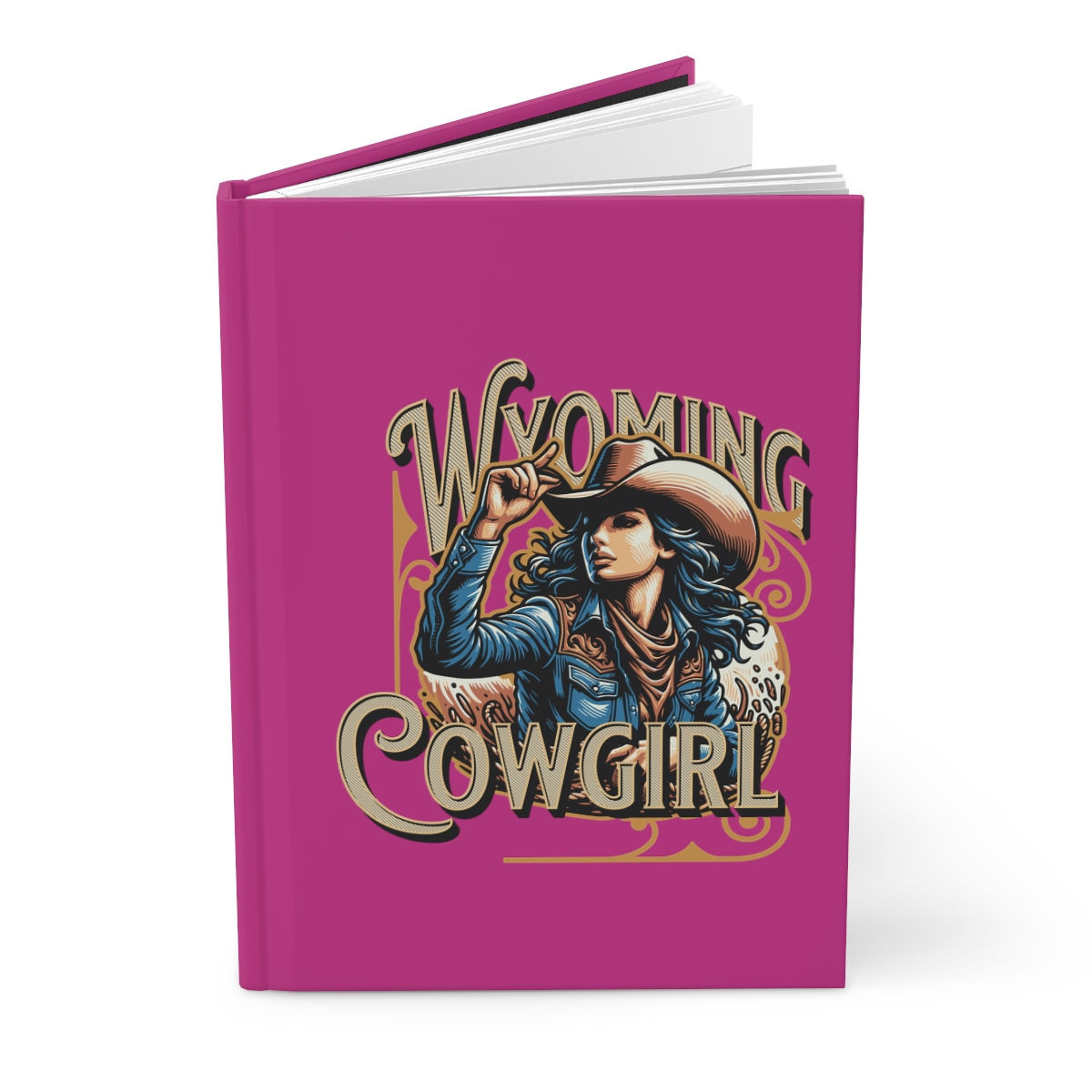 Wyoming Cowgirl: Hardcover Journal Matte