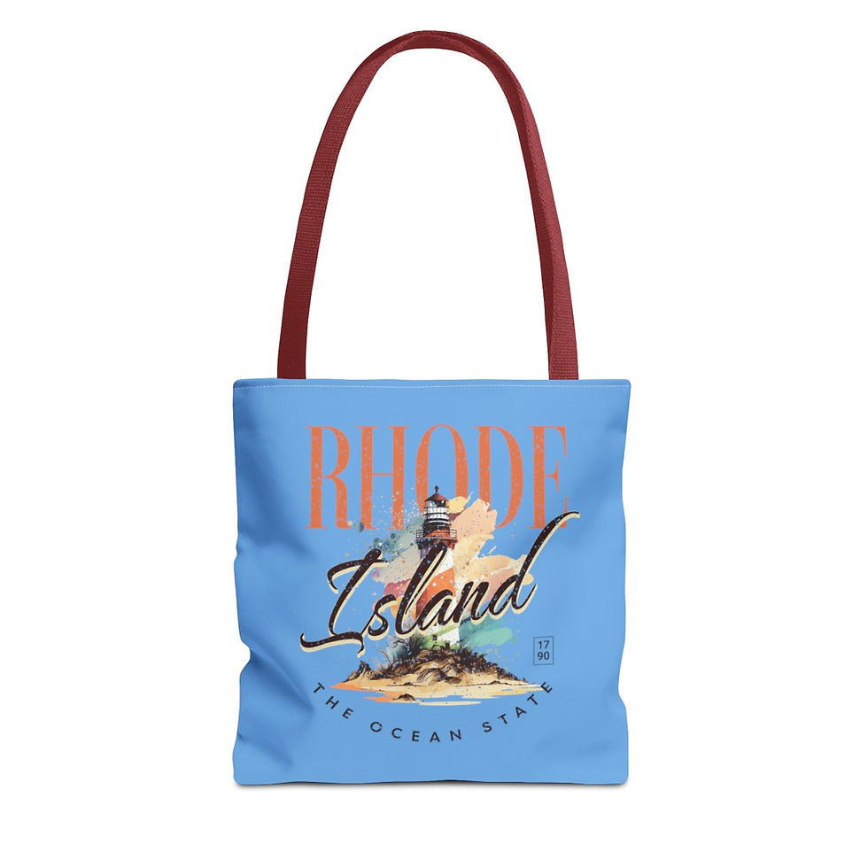 Thumbnail: Rhode Island Proud: Beach Tote Bag (AOP)