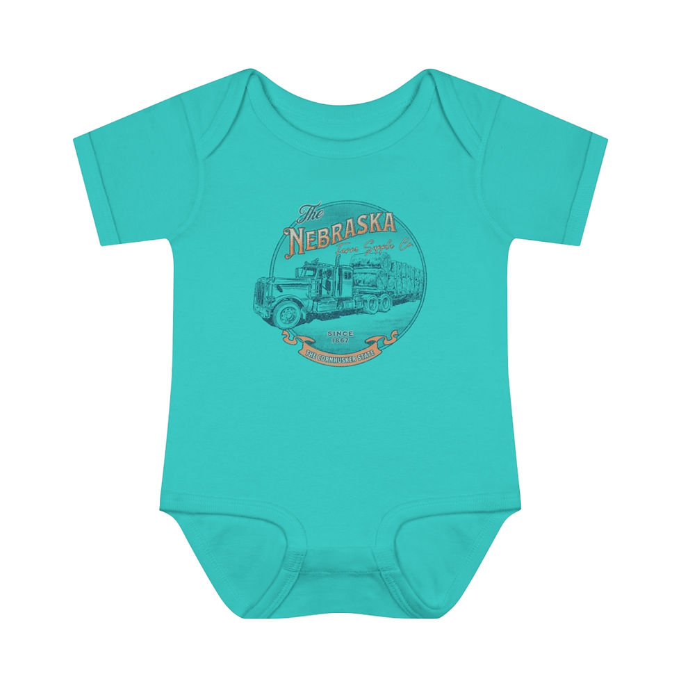 Thumbnail: Nebraska Farm Supply Co: Infant Baby Rib Bodysuit
