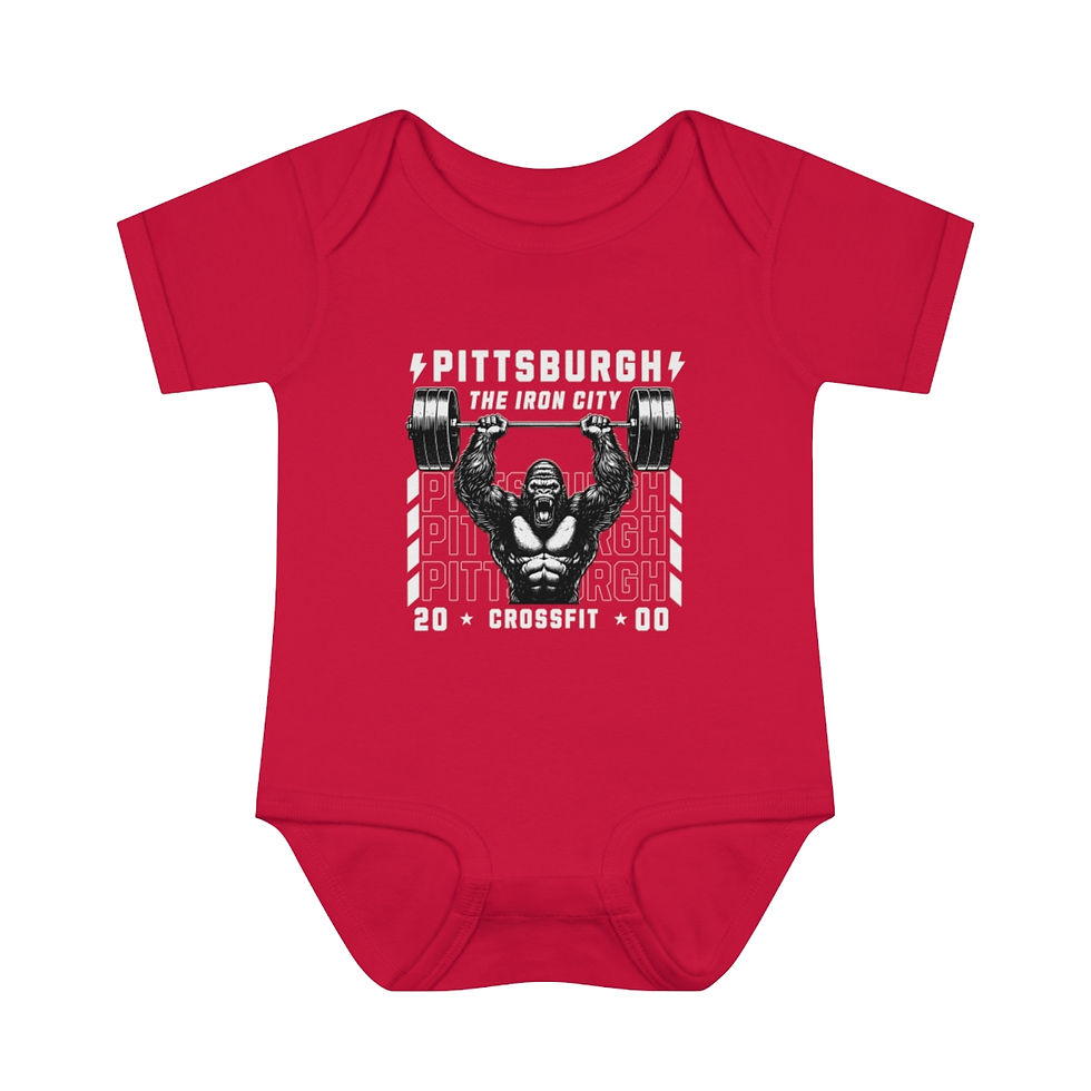 Thumbnail: Pittsburgh Pennsylvania Crossfit: Infant Baby Rib Bodysuit