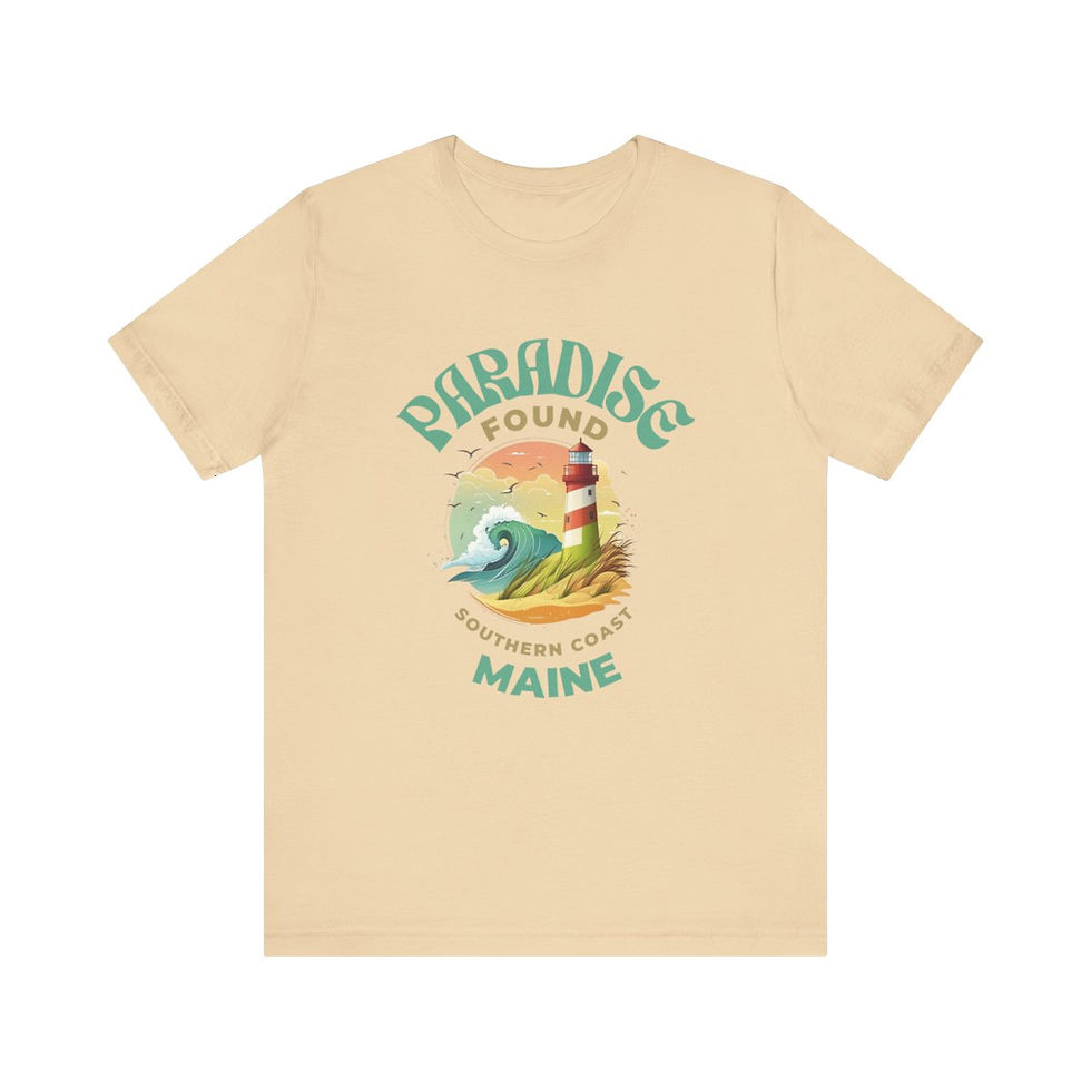 Thumbnail: Paradise Found Maine: Unisex Jersey Short Sleeve Tee