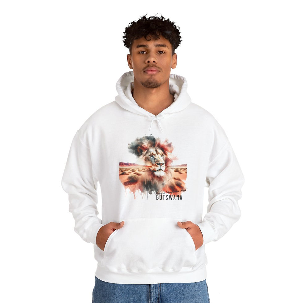 Thumbnail: Kgalagardi Park Botswana: Unisex Heavy Blend™ Hooded Sweatshirt