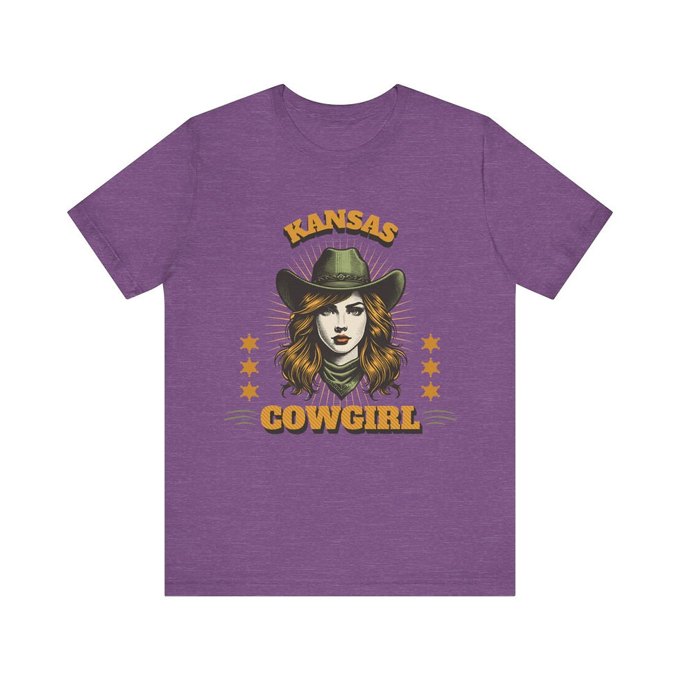 Thumbnail: Kansas Cowgirl: Unisex Jersey Short Sleeve Tee
