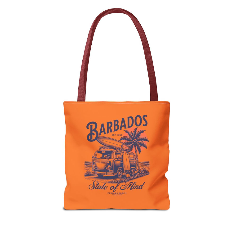 Thumbnail: Barbados State of Mind: Beach Tote Bag (AOP)