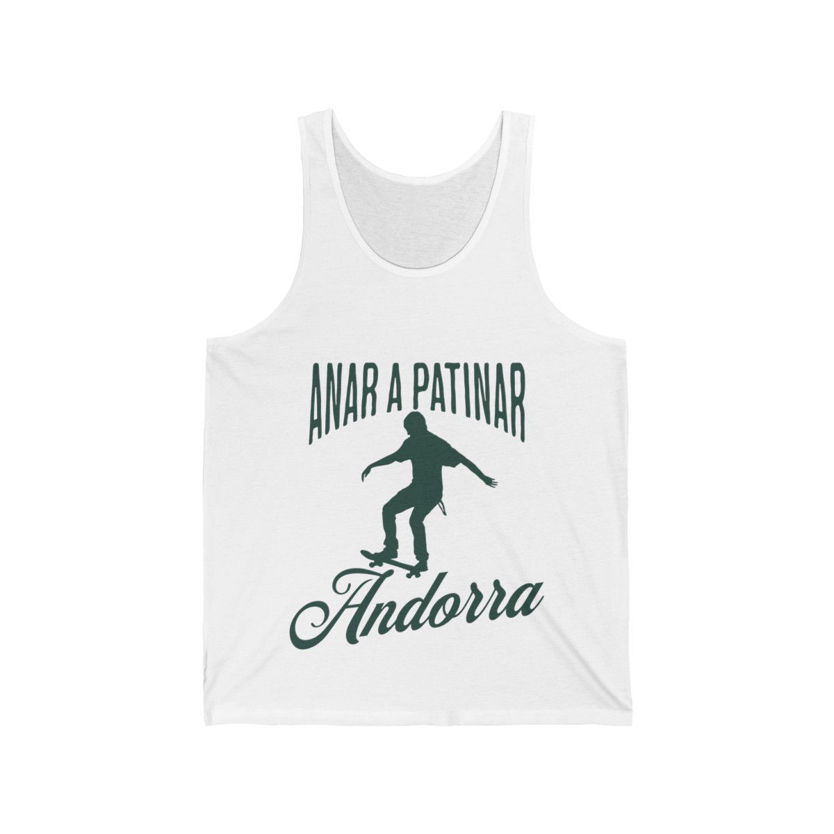 Anar a Patinar Andorra: Unisex Jersey Tank