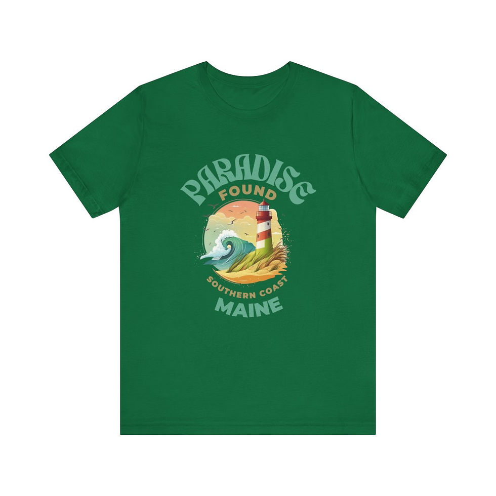 Thumbnail: Paradise Found Maine: Unisex Jersey Short Sleeve Tee