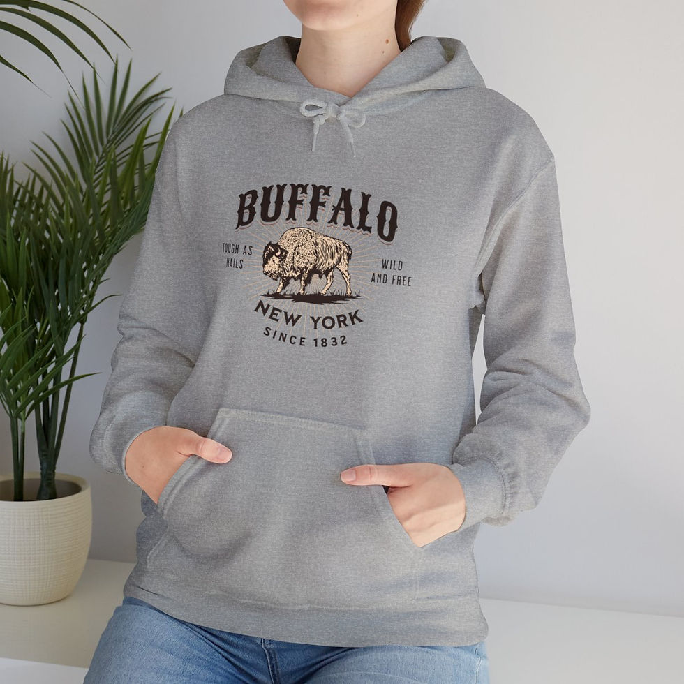 Thumbnail: Buffalo NY: Unisex Heavy Blend™ Hooded Sweatshirt