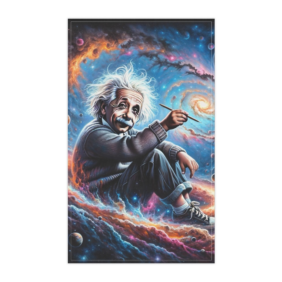 Thumbnail: Einstein in Space: Kitchen Towel